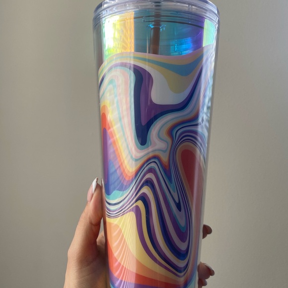 STARBUCKS TARGET EXCLUSIVE RAINBOWL SWIRL TUMBLER - Picture 2 of 3
